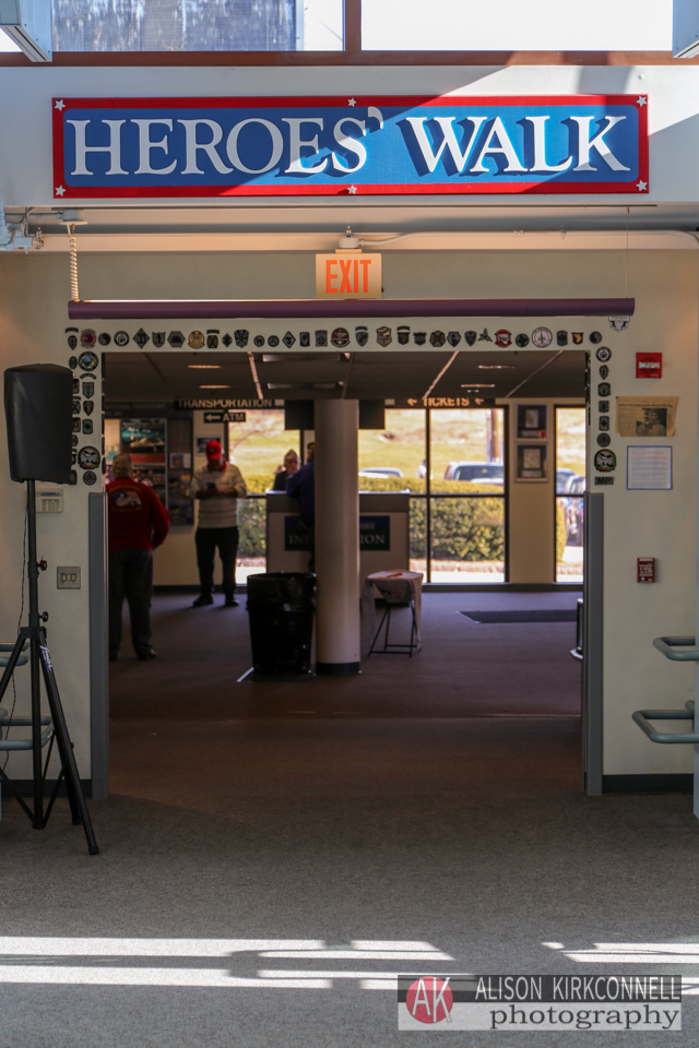 The Pease airport terminal