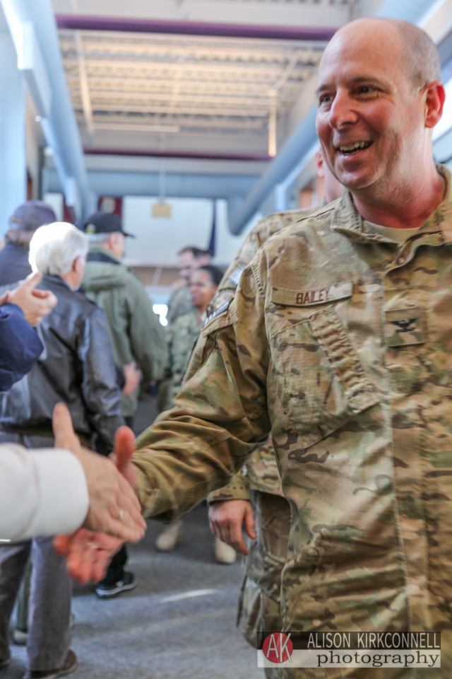 Greeters welcoming troops home from Afghanistan
