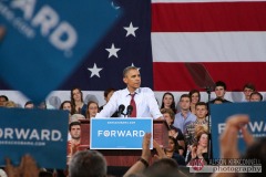 President Barack Obama in Windham, NH on August 18, 2012